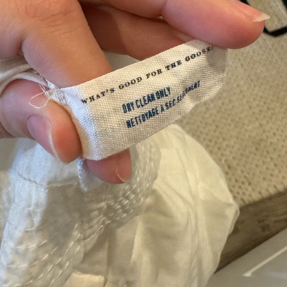 Anthropologie White Puff Sleeve Blouse - Picture 13 of 13